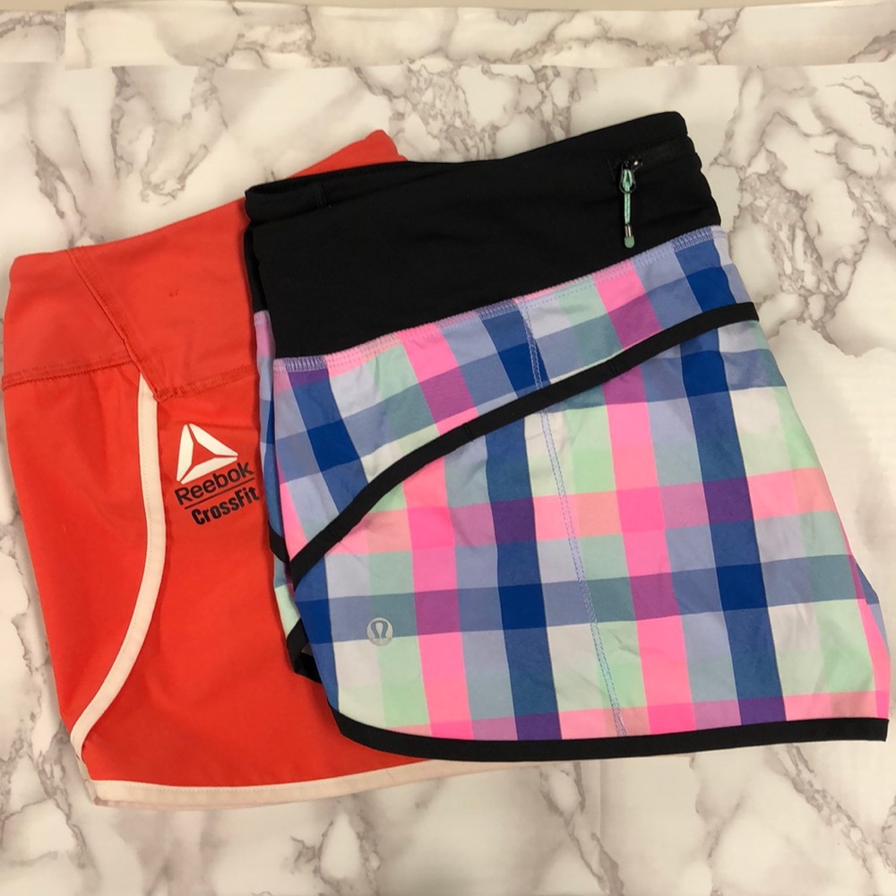 Reebok & Lululemon shorts